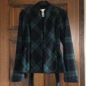 DVF peplum blazer with belt 6